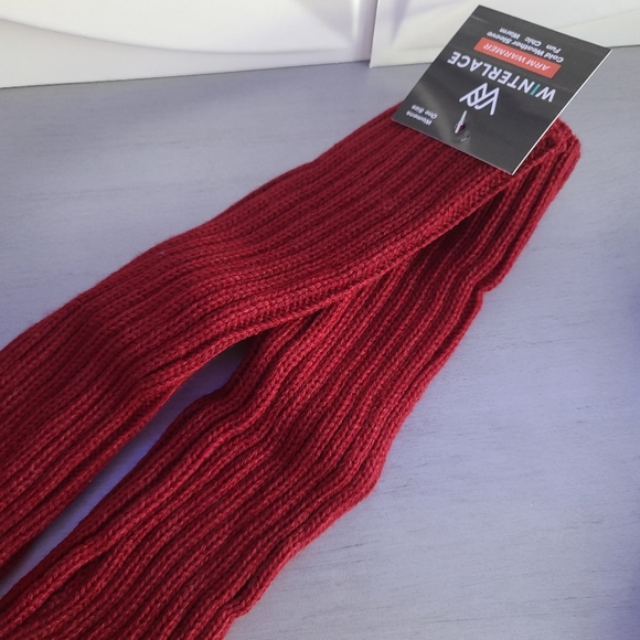 New 2 pc Arm Warmers Fingerless Gloves set - Picture 2 of 4